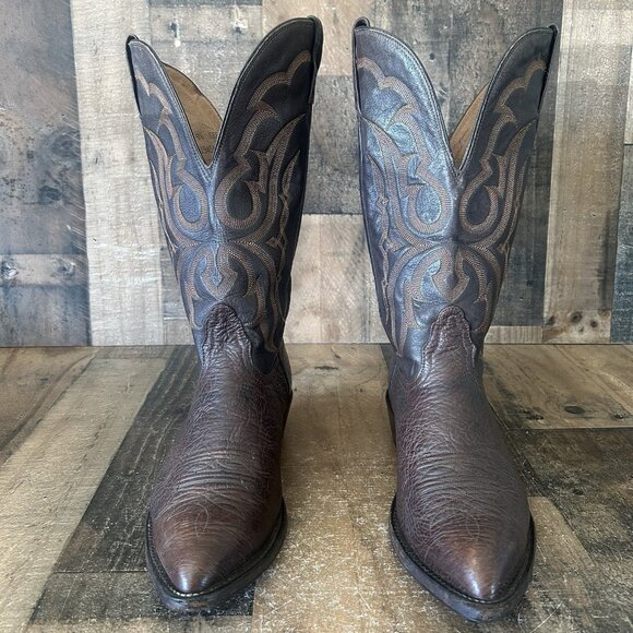 Nocona Vintage Bullhide Western Cowboy Boots Mens 9.5 EEE - Picture 6 of 12